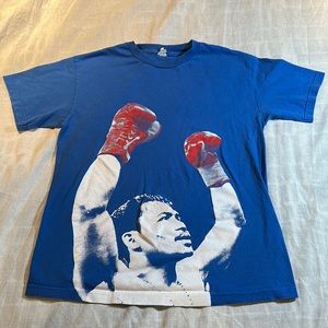 Men’s Vintage Manny Pacquiao Graphic Tee sz M